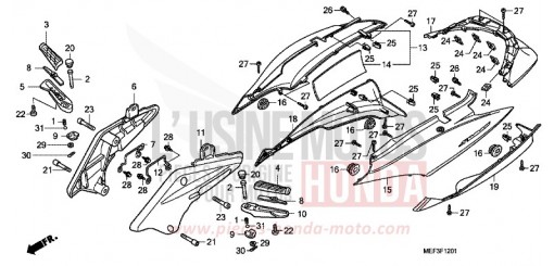 GEHAEUSEABDECKUNG (FJS400D9/FJS400A) FJS400A9 de 2009